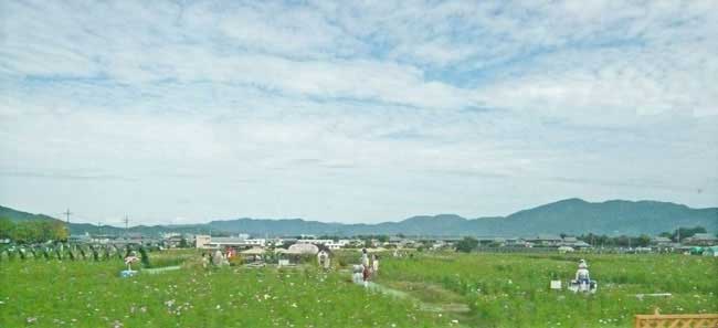 屋外だから大丈夫！
