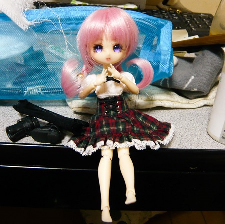 青葉♀ちゃんの生足