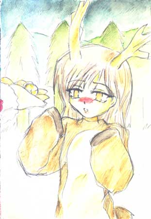 赤鼻のトナカイ娘